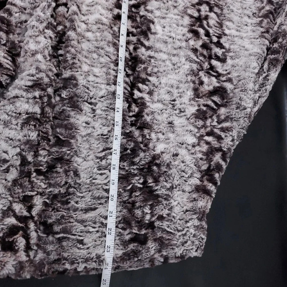 DOLCE VITA FAUX FUR CHINCHILLA ZIP HOODED JACKET  XS - Picture 13 of 14